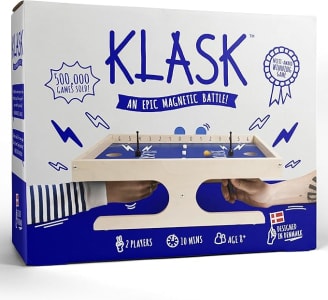 Galápagos, Klask, Jogo de Tabuleiro Competitivo, 2 jogadores, 15min