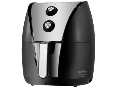 Fritadeira Elétrica sem Óleo/Air Fryer Britânia - BFR40PI Preta 4,35L com Timer - Fritadeira Elétrica e Acessórios - Magazine {{route.pmdStoreName}}Logo LuLogo Magalu