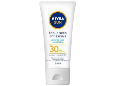 Protetor Solar Facial Nivea FPS 30 Sun - Toque Seco Antissinais 50ml