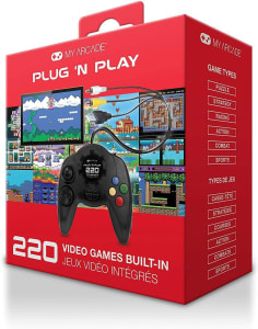  My Arcade Dgun-2959 Video Game Mini Controle Com Plug Universal Com 220 Jogos, My Arcade, Preto - Windows 