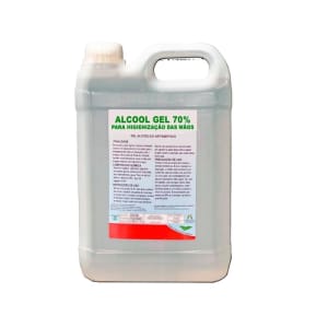 Álcool em gel 70% Higienizador Galão 5 litros