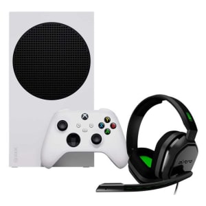 Console Xbox Series S Microsoft 500GB 1 Controle + Headset Astro Gaming A10 para Xbox Playstation PC