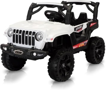 Bang Toys Jipe Elétrico Aventura 12v Recarregável Branco