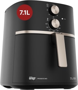 WAP Fritadeira Elétrica Air Fryer MEGA FAMILY 7,1 Litros, Temperatura Ajustável, Revestimento Antiaderente, 1700W 220V