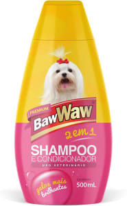 10 Unidades Shampoo E Condicionador Baw Waw para Cães - 500ml Cada