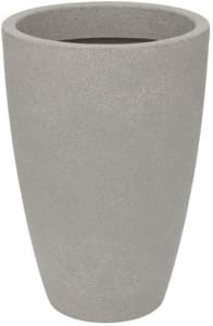 Vaso Malta Cone Polietileno, 38 x 55 cm - Vasart (Granito Pedra)