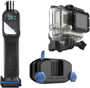 Combo Progrip E Strapmount Para Câmera GoPro, Polar Pro, Acessórios Para Câmeras Digitais