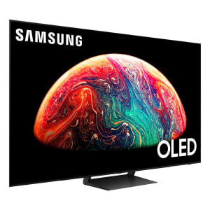 Smart TV Samsung 55 Polegadas OLED 4K, 4 HDMI, Painel de Pontos Quânticos, Som em Movimento Virtual, Alexa Built in, Dolby Atmos