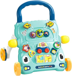 Andador Didatico Infantil Brinquedos e Musicas Veloce - Baby Style (Azul)