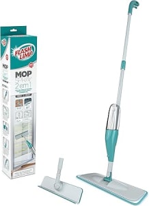 Flash Limp, MOP6064, Mop Spray 2 em 1 com reservatório 365 ml, Verde