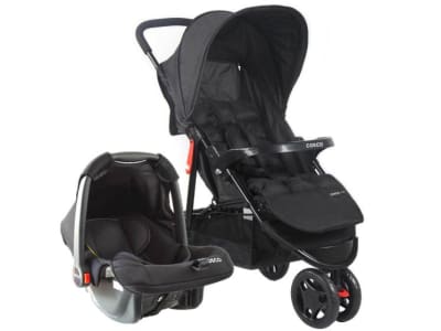 Carrinho de Bebê com Bebê Conforto Cosco - Toffy Duo 3 Rodas 0 a 15kg - Carrinho de Bebê - Magazine Ofertaesperta