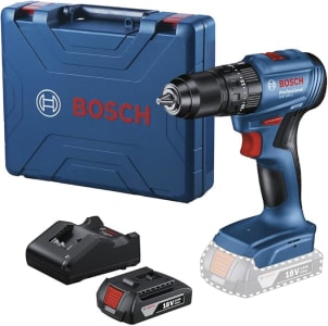 Furadeira Parafusadeira Impacto 18V Bosch GSB185LI-1B Sem Fio, 1 bateria e maleta