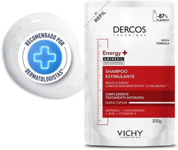 Vichy Dercos Refil Shampoo Energy+ 200G