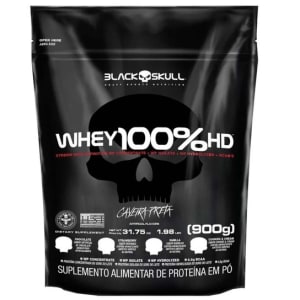 Whey 100% Hd Black Skull Refil 900g