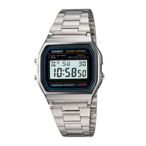 Relógio Casio Vintage Unissex Prata Digital A158WA-1DF 