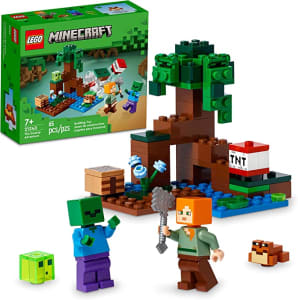 LEGO Minecraft A Aventura no Pântano 21240 (65 Peças); Conjunto de Construção