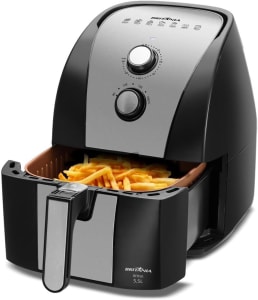 Fritadeira Air Fryer Britânia 5,5L Gold BFR51, 1500W, 220V