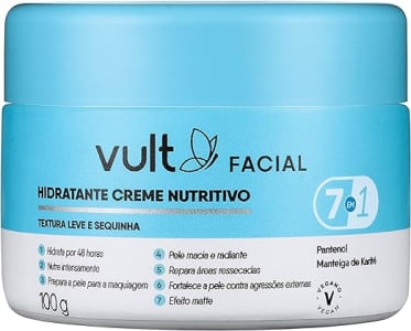 10 Unidades Vulta Creme Reparador Facial 100g