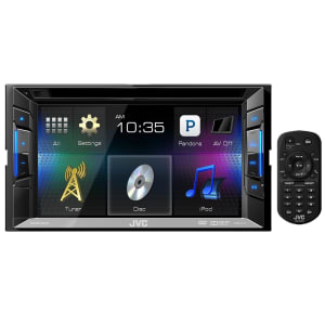 Central Multimídia JVC - DVD/CD/USB/iPod/iPhone/Android 6,2” Touch com Controle de Gestos - KW-V11