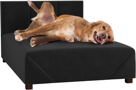 Cama Box Pet Grande - para Gatos e Cachorros (Preto)