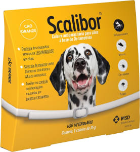 Scalibor Coleira Antiparasitária 65cm Para Cães Scalibor Para Cães, 65 Cm,