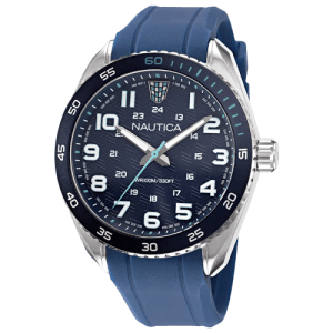 Relógio Nautica Masculino Borracha Azul NAPKBS222 10 ATM