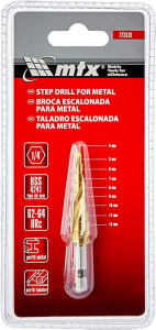 Mtx Broca Escalonada 4-5-6-7-8-9-10-11-12 MM Hss Professional