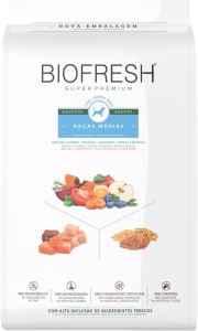 Ração Biofresh Super Premium Adulto Médio 3kg