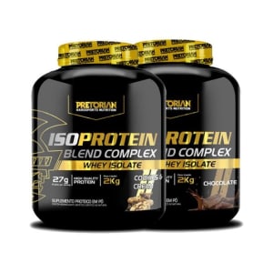 Whey Protein Isolado Iso Blend Complex 2Kg Pretorian 2 Unidades