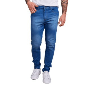 Calça Jeans Masculina Skinny Com Elastano