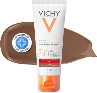 Protetor Solar Facial Vichy Pigment Control anti manchas FPS60 40g