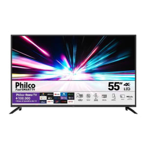 Smart TV Philco Roku 55” UHD 4K - PTV55G52R2C