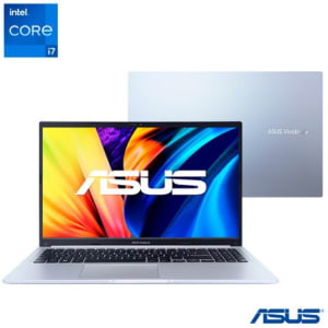 Notebook Asus, Intel® Core™ i7 1255U, 16GB, 512GB SSD, Tela de 15,6", Prata Metálico - X1502ZA-EJ611W