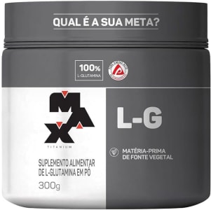 Max Titanium Glutamina L-G 300 G