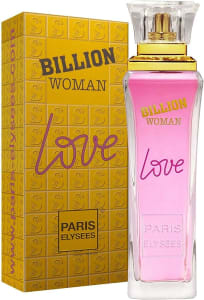 Perfume Importado Paris Elysees Eau De Toilette Feminino Billion Woman Love 100ml