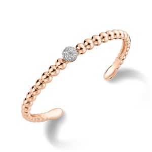 Bracelete Life Serenne Liga Rosé Cravejado