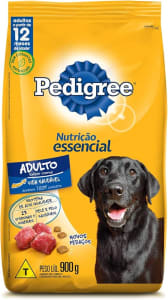 PEDIGREE Ração Pedigree Nutrição Essencial Carne Para Cães Adultos 900 G