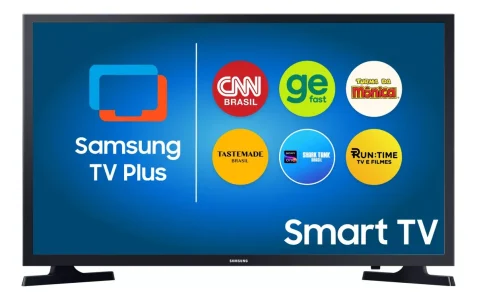 Smart TV 32" Samsung LED HD 2 HDMI 1 USB Wi-Fi UN32T4300AGXZD