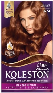 Tinta De Cabelo Koleston Chocolate Acobreado 674