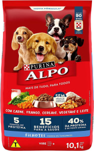 Purina Alpo Nestlé Ração Seca para Cães Filhotes 101kg