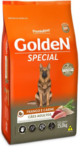 Ração Golden Special Sabor Frango e Carne para Cães Adultos 15kg - Premier