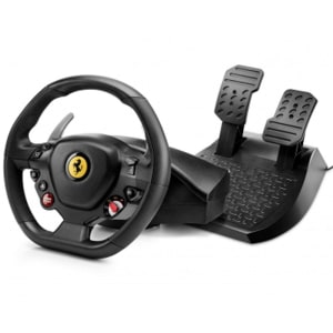 Volante de Corrida Thrustmaster T80 Ferrari 488 GTB Edition, com Pedais, para PC e PS4 - 4160722