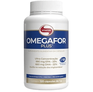 ÔmegaFor Plus 1000 Mg - 120 Cápsulas, Vitafor