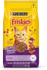 Purina Friskies, Friskies Megamix - Ração Gatos Adultos,10.1Kg