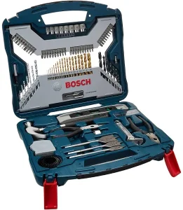 Estojo Kit Jogo de Ferramentas com 103 Peças X-Line X103TiN Bosch