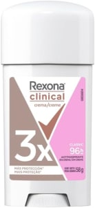 Rexona Clinical Antitranspirante Creme Classic 58g