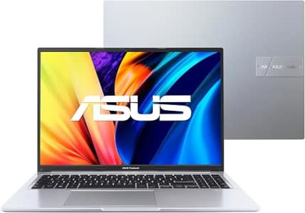 Notebook ASUS Vivobook 16 Core I7, 8GB, 512GB,Windows 11 Home, Transparent Silver - X1605ZA-MB311W