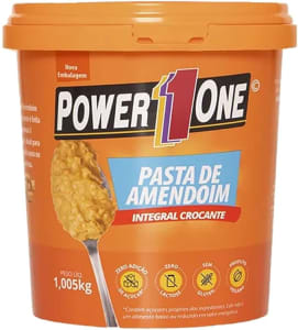 Power One - Pasta De Amendoim Crocante 1005kg