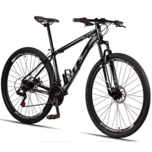 Bicicleta 29 GT Sprint MX7 21 Marchas Freio Disco MTB Alumínio - Preto+Cinza