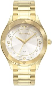 Relógio Technos Pulseira de Aço Inoxidável Feminino Dourado 2036MND/1K